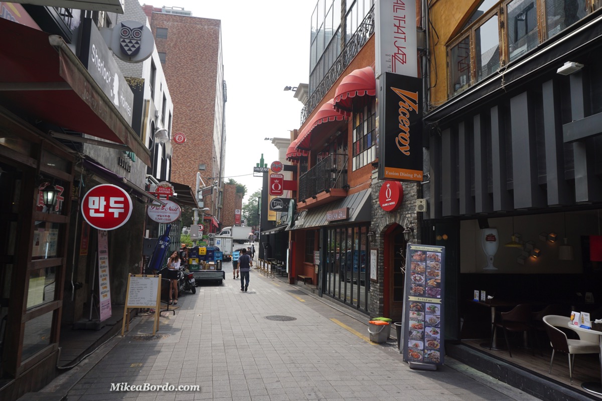 Itaewon es el área donde se mezclan las diferentes culturas en Seúl. 
