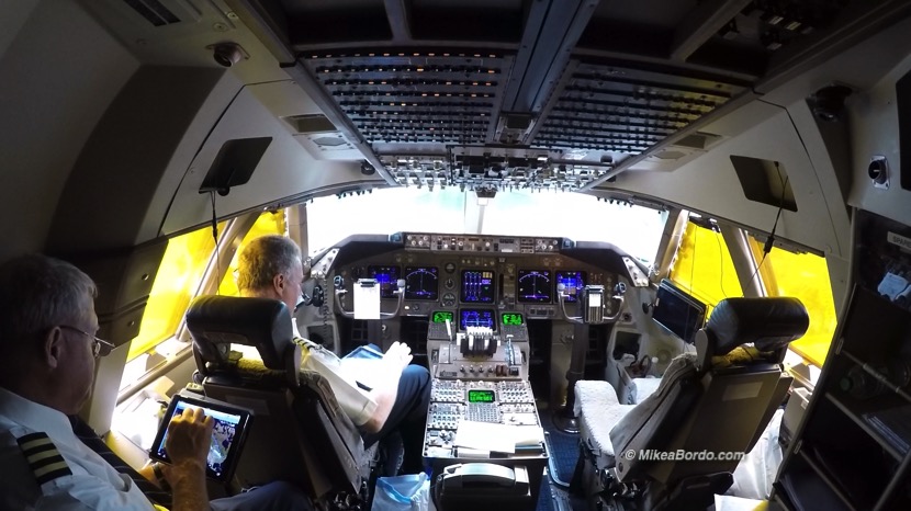 Cabina de Pilotos CockPit 747 United