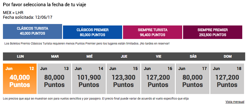 Aeromexico Puntos Premier Necesarios para Vuelo Gratis