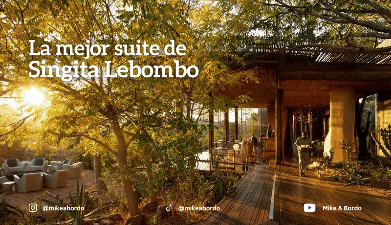 La mejor suite de Singita Lebombo