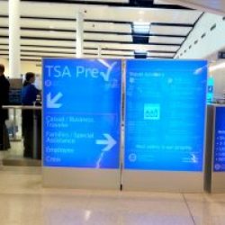 TSA Pre signs